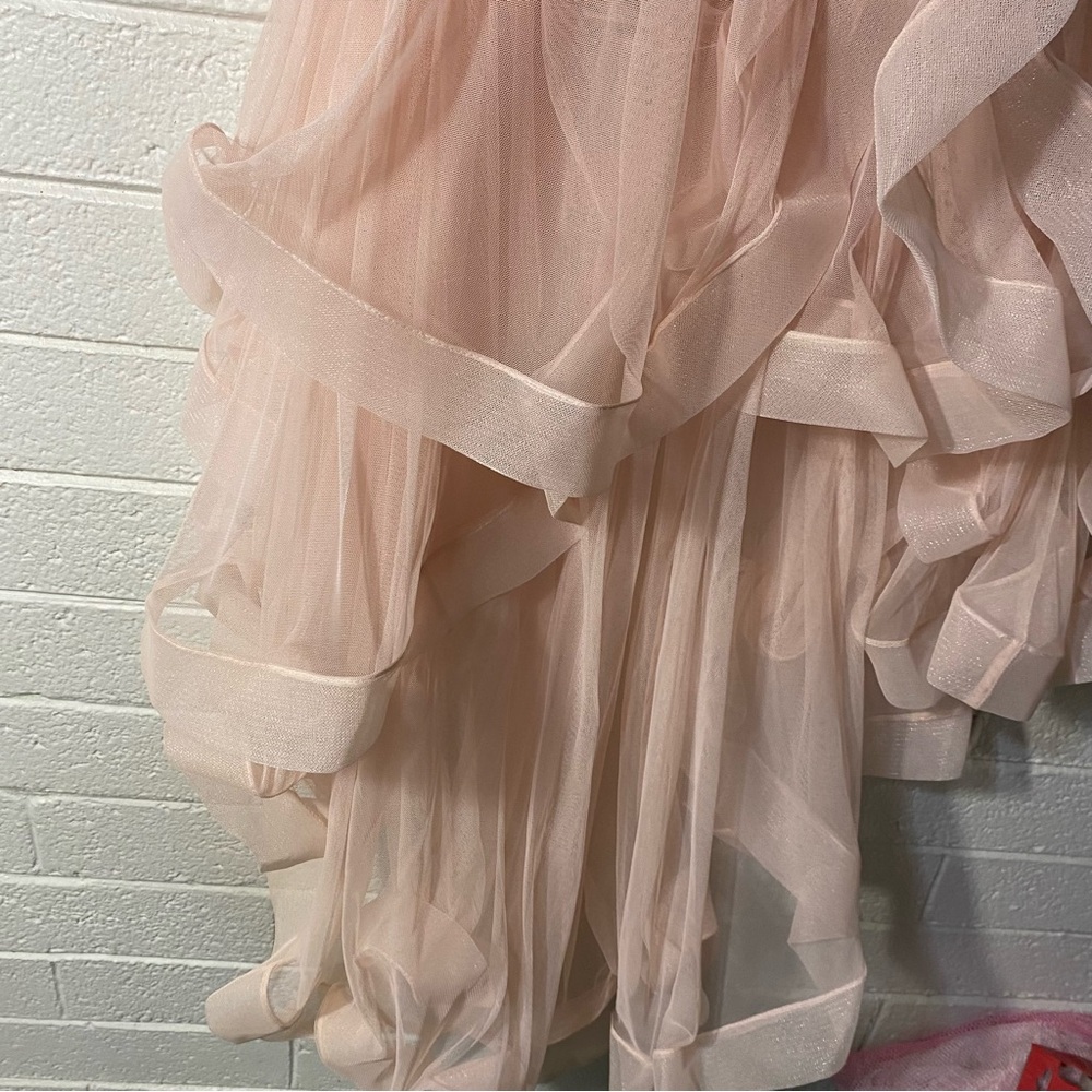 Vintage TLC’s Say Yes To The Prom Formal Fairy Maxi Skirt Layered Pastel Pink - Picture 9 of 9